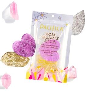 5 for 25⚡️Pacifica Pink Rose Quartz Crystal Face Mask Undereye Brighten Ginseng